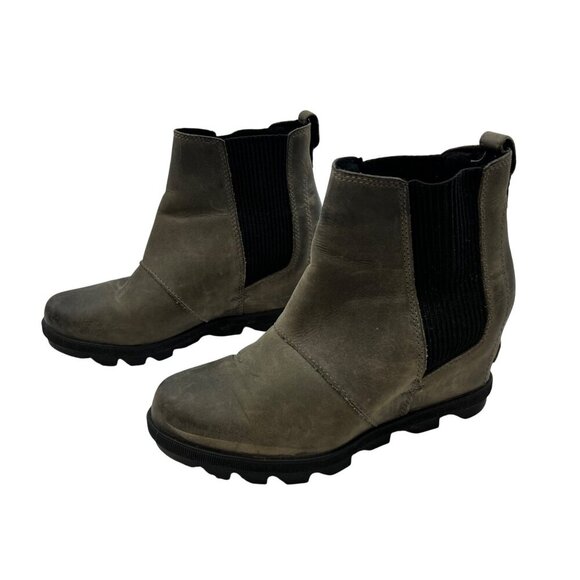 Sorel Shoes - Sorel Women’s Slip On Ankle Boots Stone/Black Size 6.5